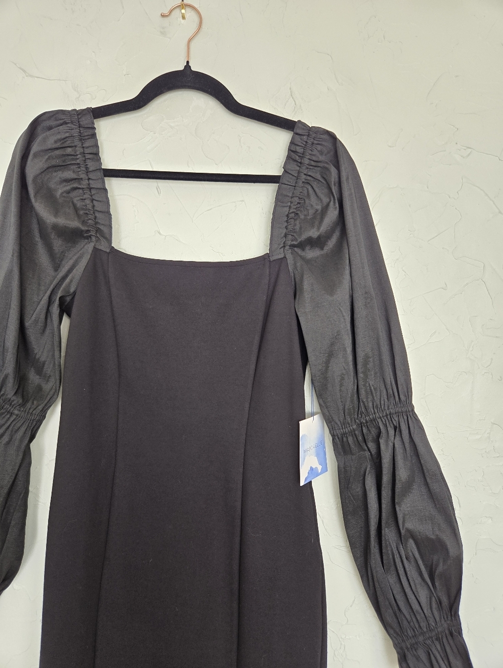 NWT Majorelle Revolve Black Dove Long Sleeve Dress, S - Picture 3 of 10